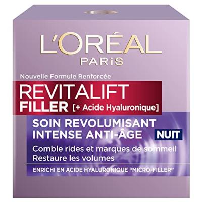 Revitalift Filler [+ Acide Hyaluronique] Nuit - 50 ml - L'Or&eacute;al Paris