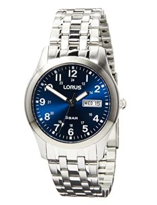 Lorus Hommes Analogue Quartz Montre avec Bracelet en m&eacute;tal RXN77DX9