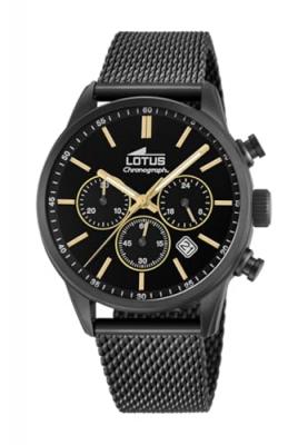 Montres homme Lotus Montres L18700-2 - Bracelet Acier Noir