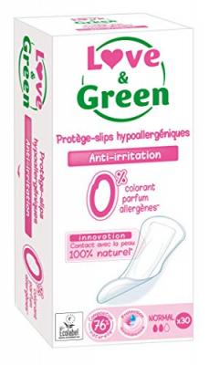 LOVE&GREEN Prot&egrave;ge slip Hypoallerg&eacute;niques nuit normal x30
