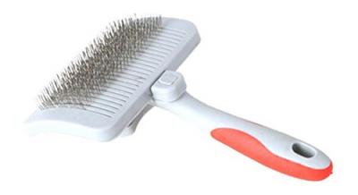LOVE STORY DOGSTORY Brosse R&eacute;tractable pour Chat/Chien 17 cm
