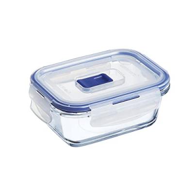 Luminarc Pure Box Active - Bo&icirc;te de Conservation herm&eacute;tique en verre, rectangulaire 0,38 L
