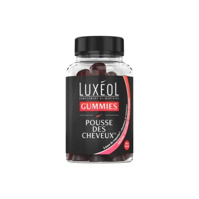 Compl&eacute;ments alimentaires pousse des cheveux Lux&eacute;ol 60 gummies
