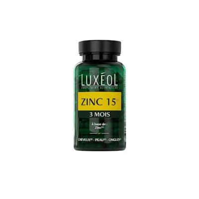 Lux&eacute;ol - Lux&eacute;ol Zinc 15 Compl&eacute;ment alimentaire90 un