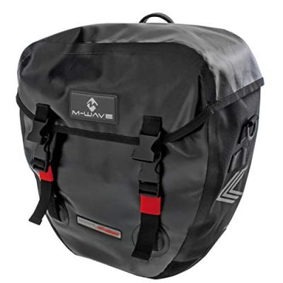 M-Wave Sac d'hydratation, sac double &eacute;tanche Noir 2 x 20 l