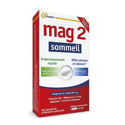 MAG 2 Sommeil 30 Comprim&eacute;s - Bo&icirc;te 30 comrpim&eacute;s