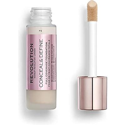 Makeup Revolution, Conceal & define, Fond de Teint, F6, 23ml