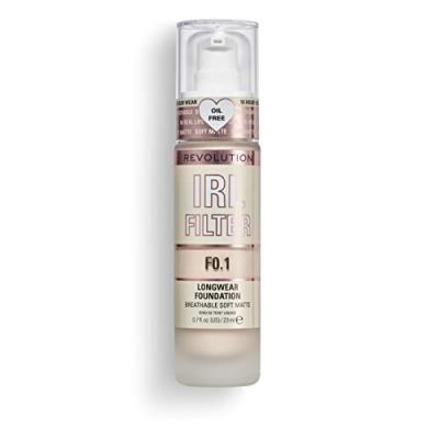 Makeup Revolution, Irl Filter, Longwear, Fond de Teint, F0.1, 23ml