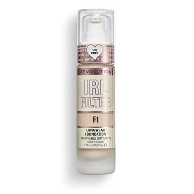 Makeup Revolution, Irl Filter, Longwear, Fond de Teint, F1, 23ml