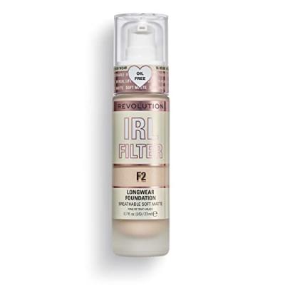 Makeup Revolution, Irl Filter, Longwear, Fond de Teint, F2, 23ml