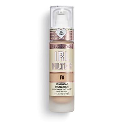 Makeup Revolution, Irl Filter, Longwear, Fond de Teint, F8, 23ml