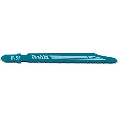 Makita B-06476 Lot de 5 lames de scie sauteuse en m&eacute;tal B-50