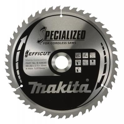 Makita B -64624 Brow Saw Blade Wood - 260x30x2.15mm 45T