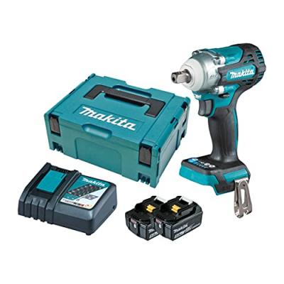Boulonneuse &agrave; chocs 18 v li-ion 5 ah 330 nm makita - dtw301rtj