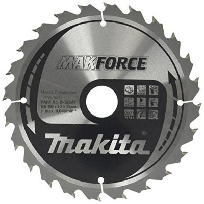 Lame de scie circulaire MAKITA B-32247 (B-08056) MAKFORCE 190 x 30 x 24 dents