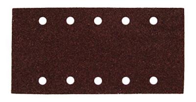 Makita - Feuilles abrasives 115 x 229 mm et 10 trous d'aspiration - Grain : 80