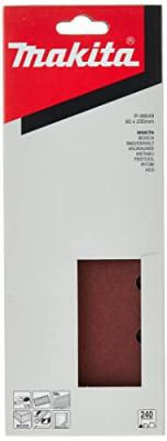 Feuille rect 4+4 bois/m&eacute;t 93X230MM G240 (X10) Makita P-36049