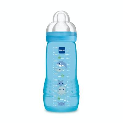 Biberon easy active 330 ml color&eacute; bleu - mam 