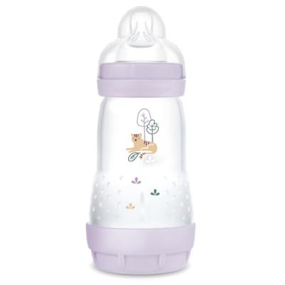 Mam Easy Start Nature Biberon T&eacute;tine D&eacute;bit 2 Lilas 260ml 1ut