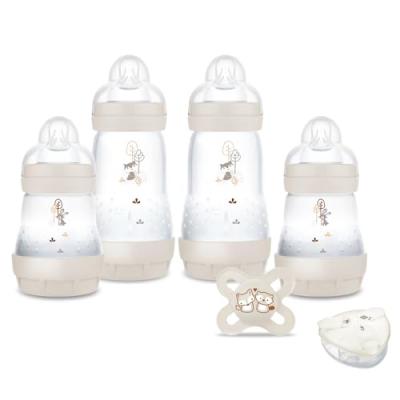 Mam Coffret Naissance 4 Biberons, 1 Sucette et 1 Boite Doseuse