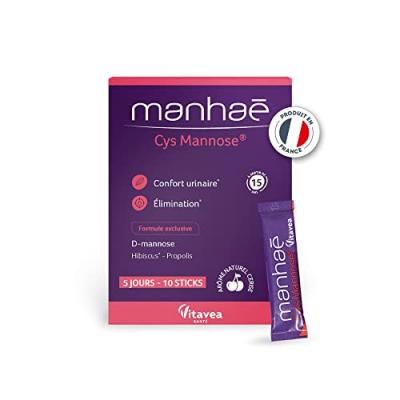 Vitavea Manha&eacute; Cys Mannose - Bo&icirc;te 10 sticks de 3 g