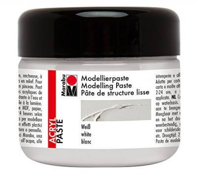 Marabu 122725070&nbsp;&ndash;&nbsp;P&acirc;te &agrave; Modeler, 225&nbsp;ML Blanc
