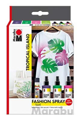 Marabu Fashion Shimmer 1719000000085, Tropical Island, 1 set