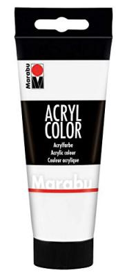 Marabu couleur acrylique acrylcolor, blanc, 100 ml 120150070
