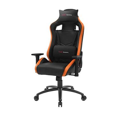 MGCXNEO Chaise Gaming Premium AIR PU Coussins Amovibles Orange