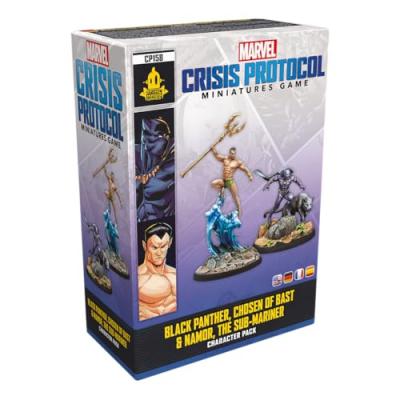 B.Panther, Chosen Bast Namor, Submariner (Ext. Marvel Crisis Protocol) 