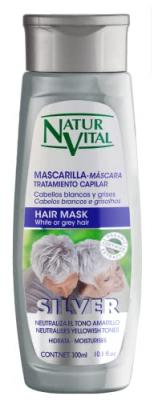 Naturaleza y Vida Masque Cheveux Argent Blanc Ou Gris 300 ml