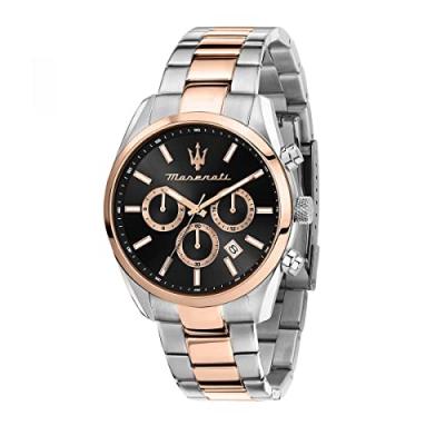 Maserati Attrazione Montre Homme, Multofonctions, Analogique - 43mm