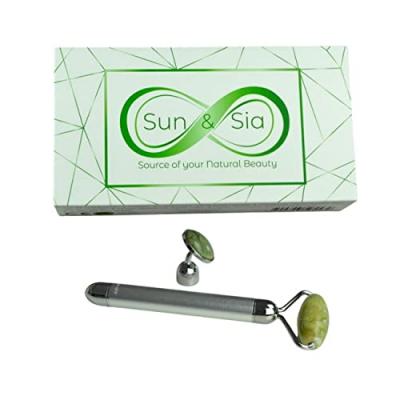 Masseur visage &eacute;lectrique aventurine