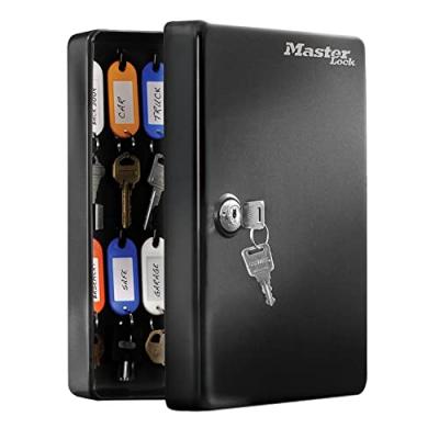 Master Lock - Armoire &agrave; cl&eacute; 25 places 25x18.8x8.5 cm - noir