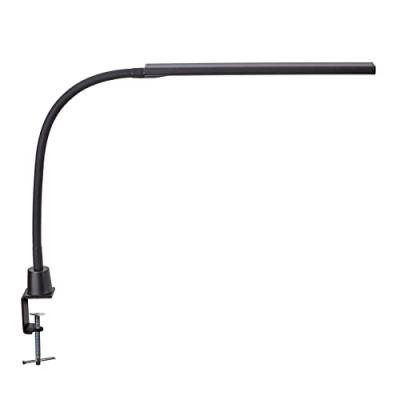 MAULpirro 8202690 Lampe LED de bureau avec pince blanc chaud noir