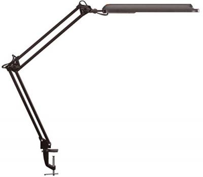 Lampe &agrave; poser LED Atlantic avec pince noire