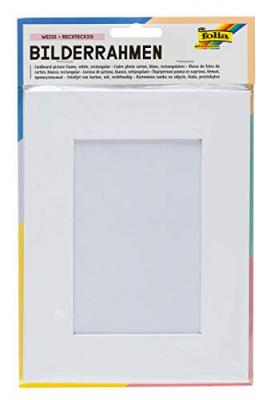 Max Bringmann Kg 35187 Cadre Photo Folie Carton &Eacute;pais D&eacute;corer 16.6 x 21.6cm Plastique Blanc