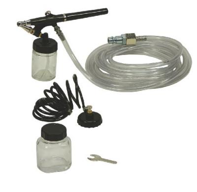 Mecafer &ndash; Kit a&eacute;rographe + tuyau (buse &oslash; 0,4 mm)