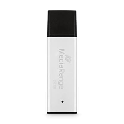 Cl&eacute; USB MediaRange MR1903 256Go USB 3.0 300Mo/s CompactFlash Argent