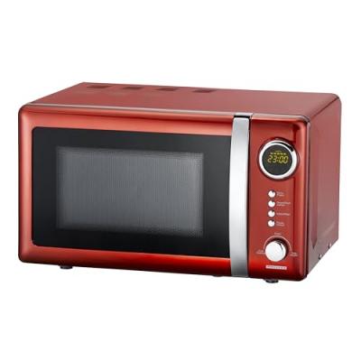 Classic four micro-ondes r&eacute;tro vintage 20 litres - 700w - chilly red