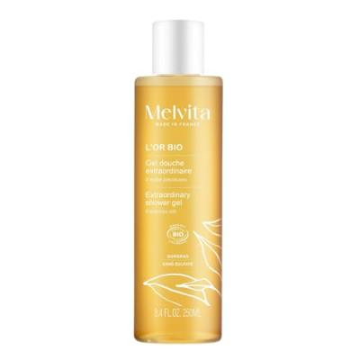 Gel Douche L'or Bio Huile Extraordinaire Aux 5 Huiles Pr&eacute;cieuses Melvita - Le Flacon De 250ml