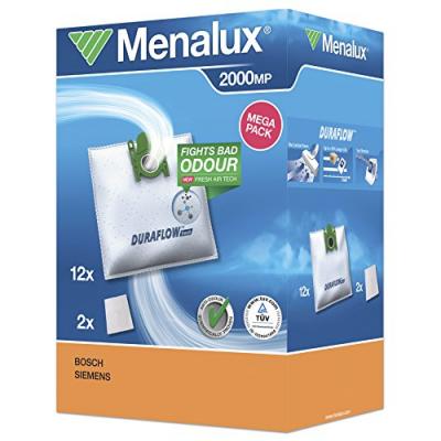 Menalux - 2000 Mp - 12 Sacs Aspirateur Avec 2 Micro Filtres