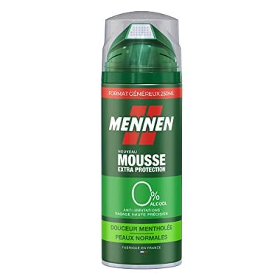Mennen Mousse &agrave; raser Menthol&eacute;e 0% 250 ml