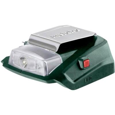 Metabo 600288000 PA 14.4&ndash;18 V Led-usb adaptateur &ndash; Vert