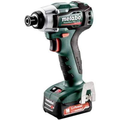 METABO Visseuse &agrave; chocs - PowerMaxx SSD 12 BL 2x 2,0Ah - SC 60 Plus