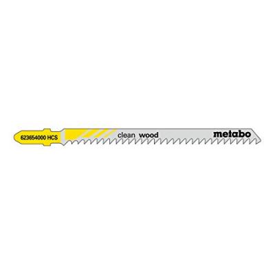 Metabo - 5 lames de scie sauteuse &laquo; clean wood &raquo; 91MM / 3,0 (623654000)