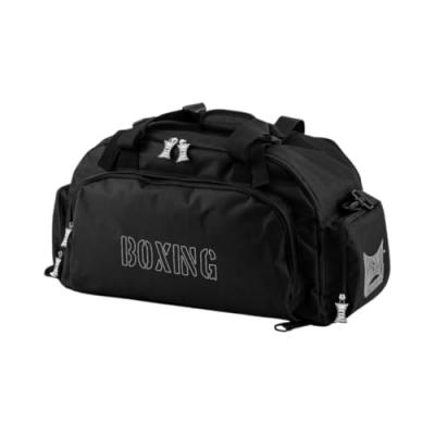 Sac de sport convertible M&eacute;tal boxe-Unique-Noire