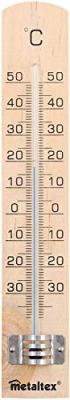 Metaltex 298005 Thermom&egrave;tre int&eacute;rieur Marron 3 x 18 x 0.8 cm