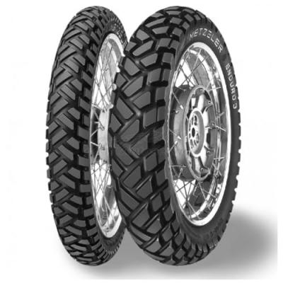 Metzeler 3 Sahara (f) M/c 54s Dp Tt Enduro Tire Argent&eacute; 90 / 90 / R21