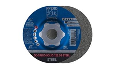 Meule CC-GRIND-SOLID, SG-STEEL, &Oslash; : 125 mm, Vitesse max. 12200 tr/mn